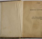 Powiększ zdjęcie Fotografia książki „Demon Erytrei” autorstwa Edmunda Bartoszka, należącą w okresie II RP do Komisariatu Straży Granicznej w Grajewie