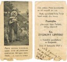 Powiększ zdjęcie Zdjęcie obrazków prymicyjnych ks. Zygmunta Lipińskiego z 15 XI 1925 r.