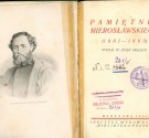 Powiększ zdjęcie Strona tytułowa „Pamiętnika Mierosławskiego (1862-1863)” 